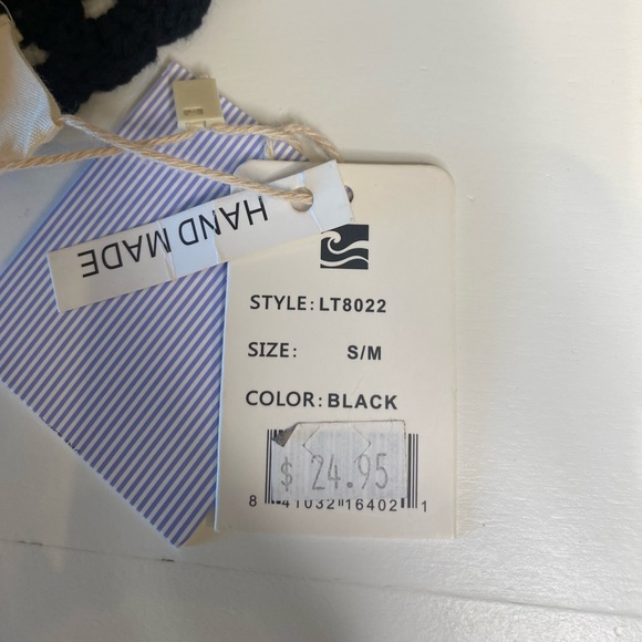 Black Crochet Knit Halter - Picture 3 of 6